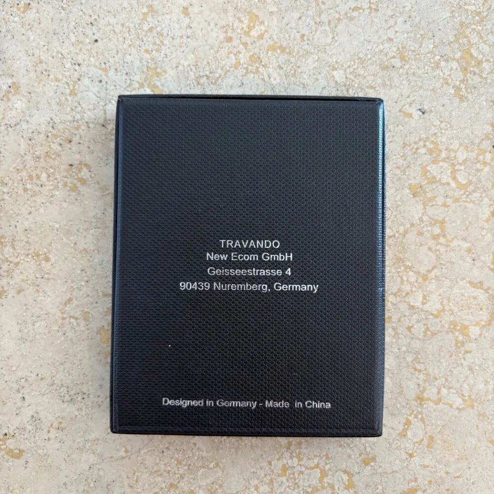 TRAVANDO Men's Slim Wallet RFID Blocking Money Clip Bifold Credit Card Holder
